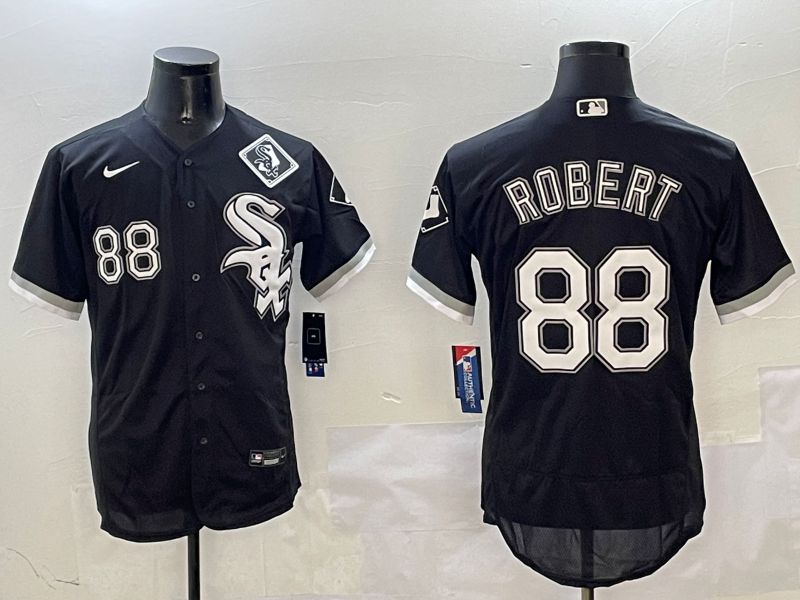 Men Chicago White Sox #88 Robert Black Elite 2025 Nike MLB Jersey style 2->chicago white sox->MLB Jersey